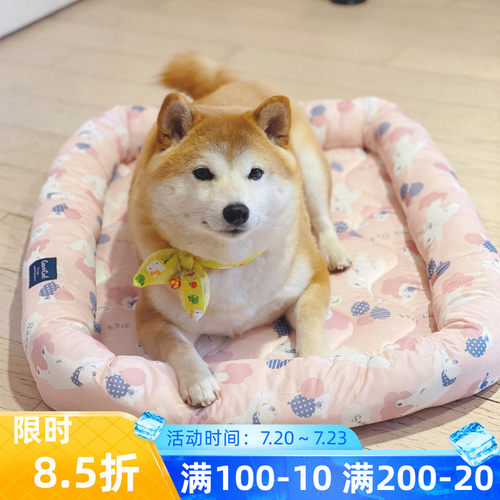 沙丘猫宠物垫子夏季凉感毯子冰凉狗垫夏天凉席狗狗睡觉垫柴犬狗窝