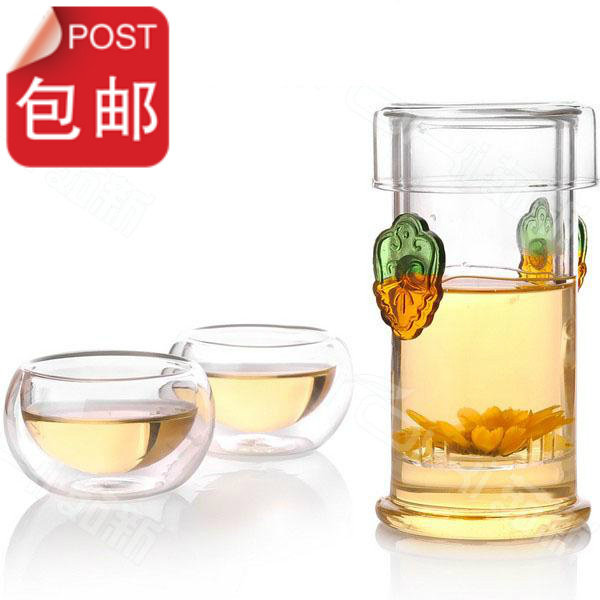 耳琉璃红茶杯层品杯金骏眉功夫茶具 茶泡茶杯耐热