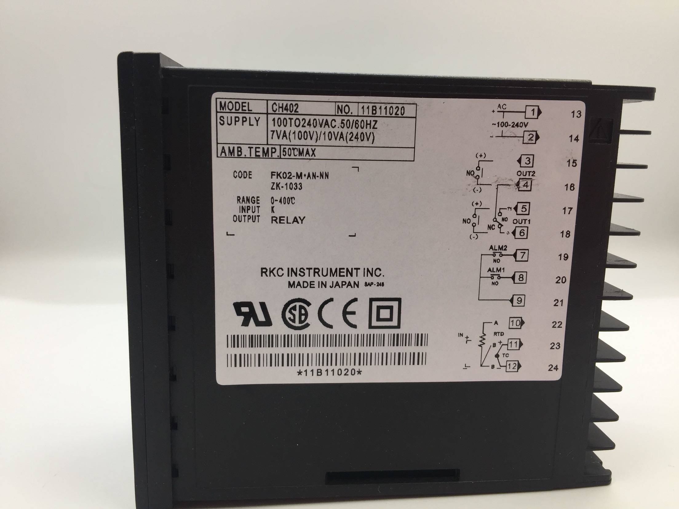 CH402FK02-M*AN-NN智能温控仪220v自动温度控制器开关pid可调