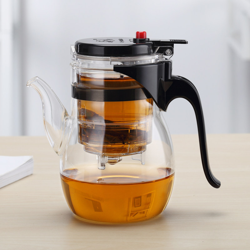 越宇 飘逸杯泡茶壶耐热飘逸杯办公室过茶具泡茶壶玲珑杯