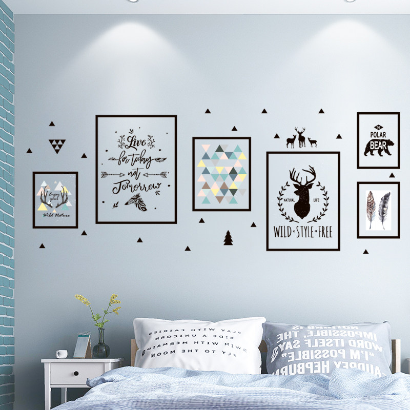 3D立体墙贴画卧室海报墙面装饰品房间布置宿舍床头背景墙壁纸贴纸,家居饰品,软装墙贴,淘宝优惠券,粉丝福利购,淘宝优惠卷