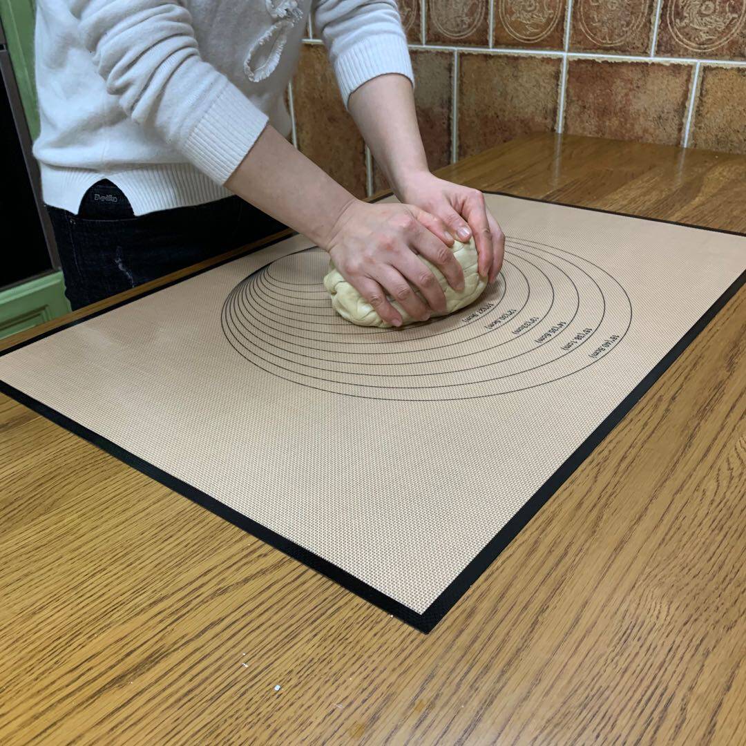 出口挪威食品级超大号 硅胶揉面垫擀面垫防滑粘移桌垫