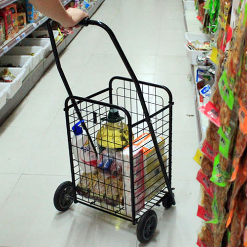 买菜车购物车小拖车手拉车便携老推车超市菜篮车轴承轮