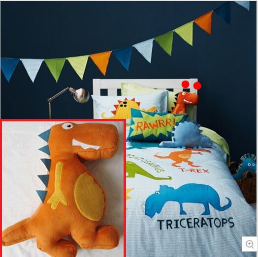 热卖毛绒大号恐龙靠垫抱枕床头靠枕床上用品家居汽车立体午睡枕