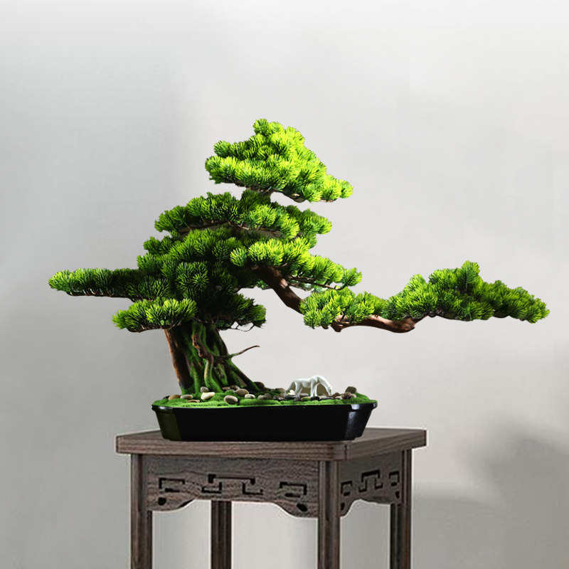 创意仿真迎客松盆景办公室摆件新中式绿植客厅玄关酒店造景装饰品,鲜花速递/花卉仿真/绿植园艺,洒水/浇水壶,淘宝优惠券,粉丝福利购,淘宝优惠卷