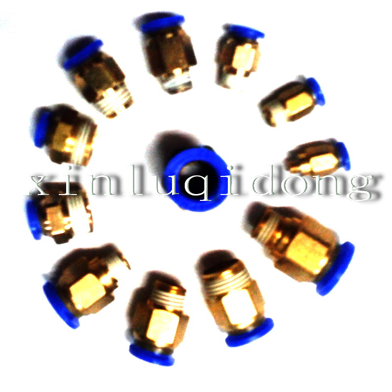 新品气动元件螺纹直通气管接头快速快插省力PC4 01 02 6 03 8 04