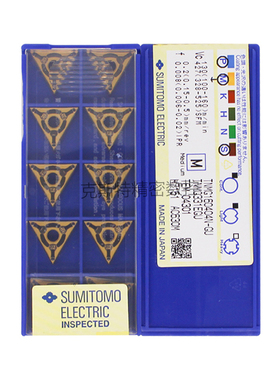 日本住友数控刀片 TNMG160404N-GU AC630M 加工不锈钢