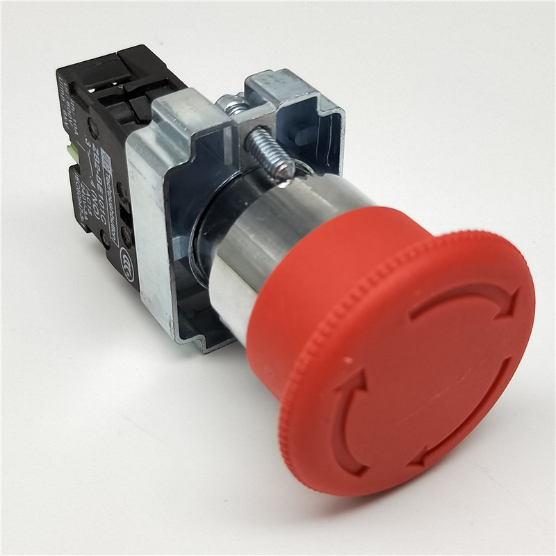 22mm蘑菇头ZB2-BE102C XB2-BS542C紧急停止按钮开关1常闭旋转复位