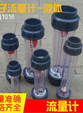 管式塑料浮子流量计 DN15/25/32/50/65 液体水流量计转子 热卖