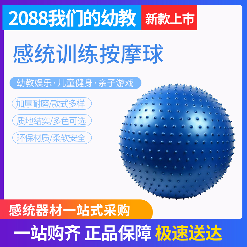 儿童按摩球瑜伽球加厚防爆刺球感统训练活动器材幼儿园游戏道具
