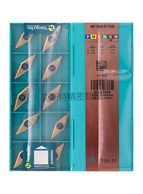 韩国特固克 Taegutec数控刀片 VBMT160404-MT TT5080 加工钛合金