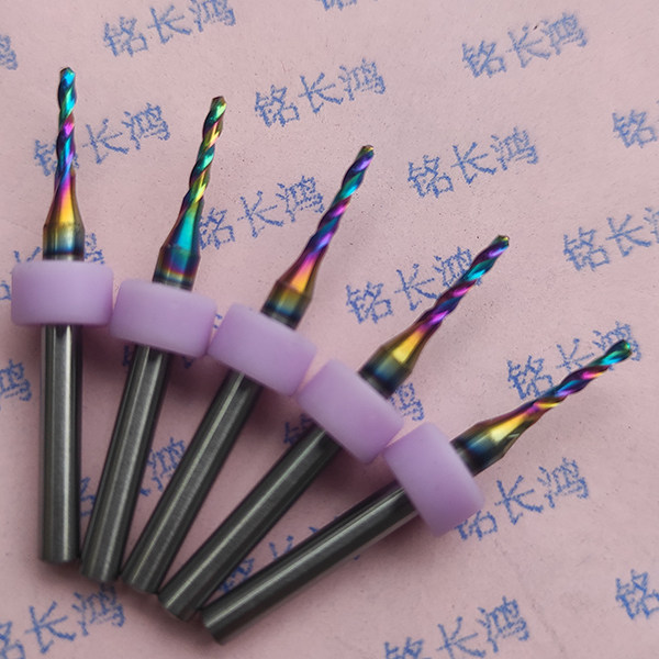 铝基板印刷线路板覆铜板高导板普导板pcb钻尖型涂层钨钢双刃铣刀