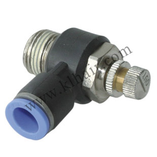 KSL系列节流阀 KSL4/KSL6/KSL8/KSL10/KSL12-01-02-03-04-M5