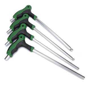 铬钒钢CR 六角匙 7字型内六角螺丝刀 楚卫带柄T型内六角扳手