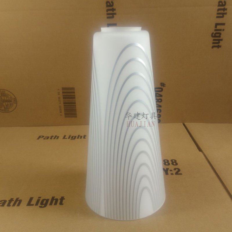 灯具 灯罩 现代 卧室 奶白喇叭形灯罩