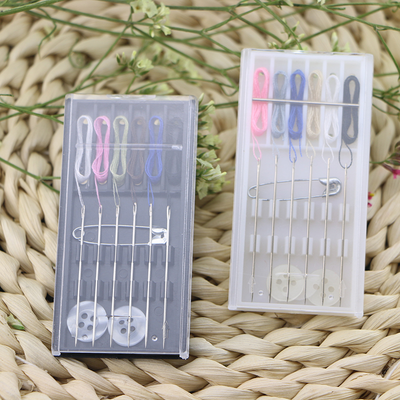 便携针线包酒店一次性针线盒宾馆迷你随身手工套装白色小型旅行