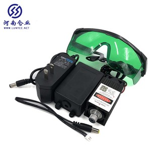 激光模组蓝光可调焦 12V DIY激光雕刻机激光头激光器 500mW 405nm