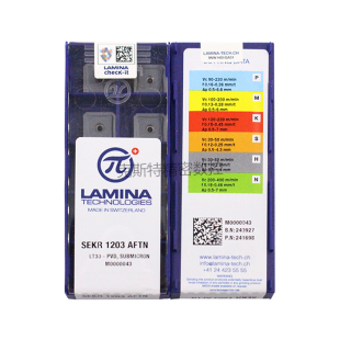 正品LAMINA拉米纳林妮娜 数控铣刀片 SEKR1203AFTN LT30
