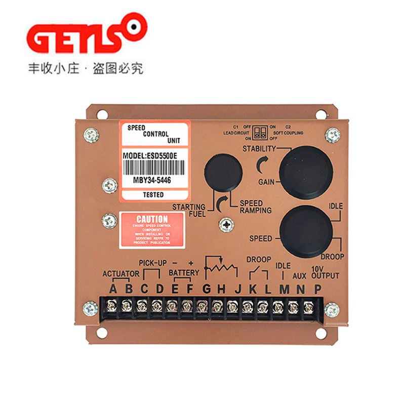 康明斯GAC柴油发电机组ESD5500E转速控制器执行器ESD5111调速板