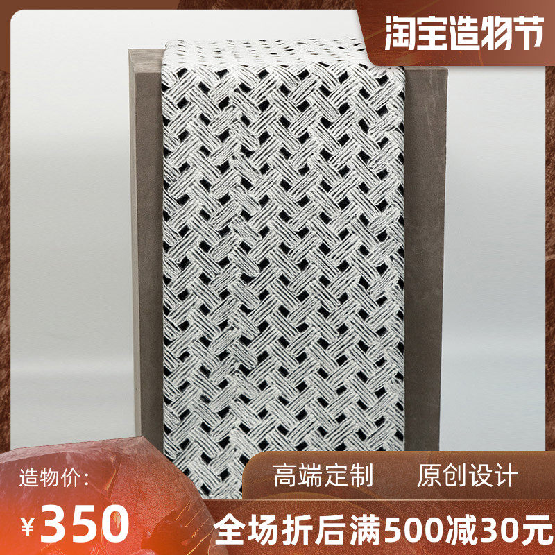 慕空间样板房间搭毯搭巾盖w毯沙发巾床尾毯床尾旗酒店灰毯毛毯子