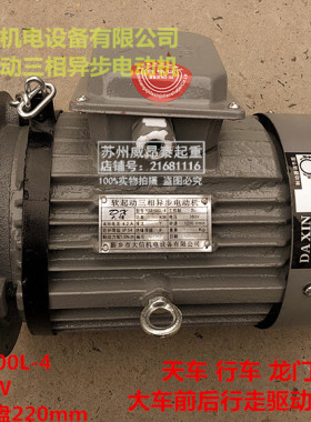 新乡市大信机电软起动三相异步电动机 YSE100L-4 2.2KW大信电机灰