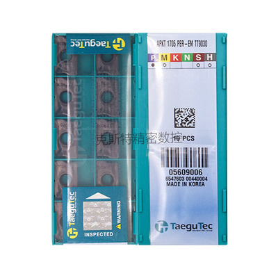 韩国特固克 Taegutec数控刀片 APKT1705PER-EM TT9030 加工钢件