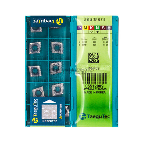 韩国特固克 Taegutec数控刀片 CCGT09T304-FL K10