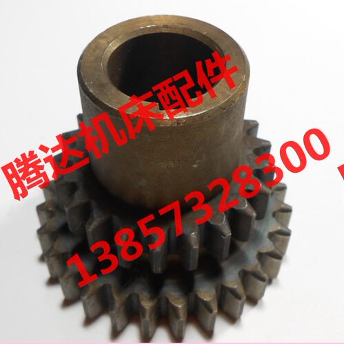 北京机床厂X62WX52K 铣床配件4190双联齿轮Z21/27/M2.5/L60