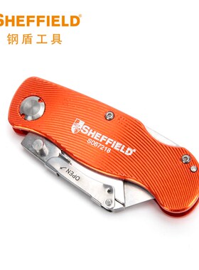 钢盾 S067218铬钒钢折叠刀美工刀重型割刀裁纸刀S067301刀片