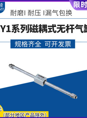 SNS神驰磁耦式无杆气缸CY1R50X1-100 CY3R101-200 201-300