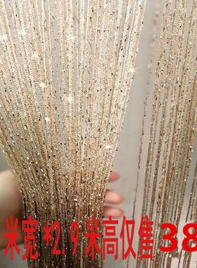线帘时尚装饰品遮光门帘家用欧式走廊珠帘挂帘玄关美甲店吊坠