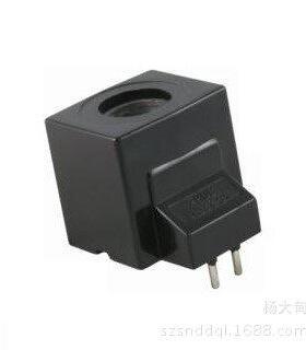 液压电磁油阀线圈02-LW两插DC24V内孔21MM高度48MM台湾原装AC220V
