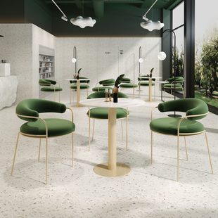 简约接待c洽谈桌椅组合售楼部会客休闲桌子奶茶店休息区阳台小圆