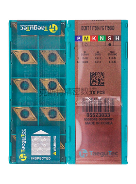 韩国特固克 Taegutec数控刀片 DCMT11T304-FG TT5080 加工钛合金
