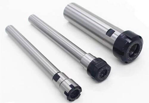 雕刻机ER夹头延长杆AM型高精度ER8-ER32伸缩杆莫氏侧固刀柄延长杆