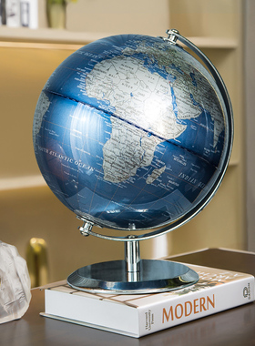 北欧轻奢地球仪摆件办p公室书房桌面摆设客厅电视柜创意家居装饰