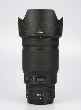 尼康NIKON Z50mmf1.2S保护贴膜nikon501.2碳纤维贴纸磨砂贴皮3M