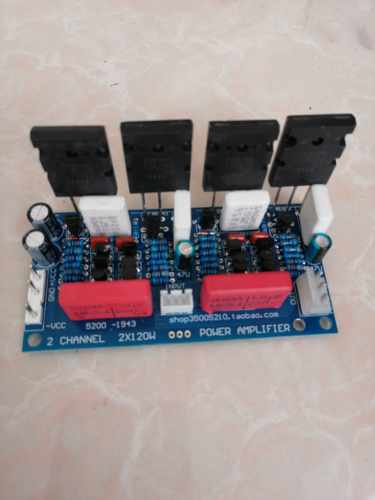 直流立体声2X1w00W分立元件功放模块