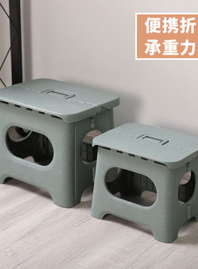 马扎折叠凳便携式成人可坐凳家用换鞋凳儿童塑料矮凳子户外钓鱼凳