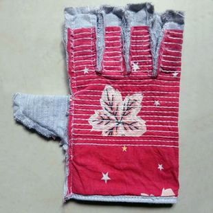 24线双层全帆布劳保用品手套耐磨加厚全衬工地作业机修防护电焊工