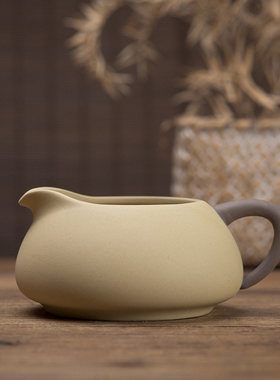仿古紫砂公道杯茶海陶瓷粗陶匀杯功夫茶具大号公杯分茶器茶道配件