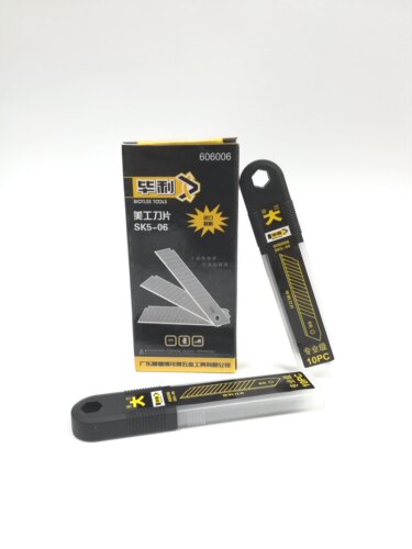 毕利美工刀片大号加厚壁纸裁纸刀片工业用多用途多功能10排/盒