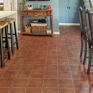 地板砖贴纸客厅装l饰瓷砖墙贴画加厚耐磨自粘厨房卧室地面防水翻