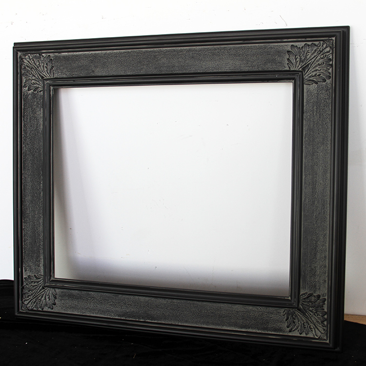 美式简约实木画框相框定制 复古画框 油画装裱宽度10cm厚度3cm