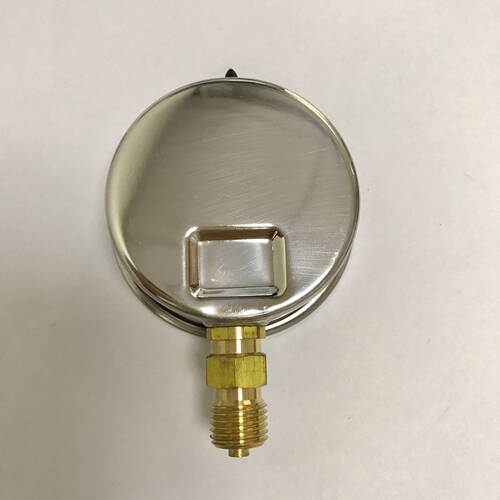 leipai 压力表 不锈钢外壳直径68mm 无油 压力2bar 30psi m14x1.5