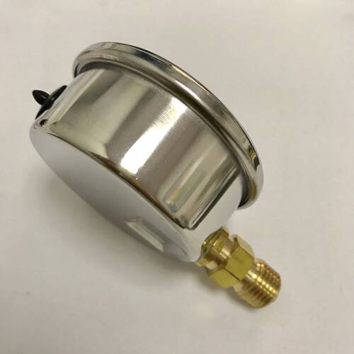 leipai 压力表 不锈钢外壳直径68mm 无油 压力2bar 30psi m14x1.5