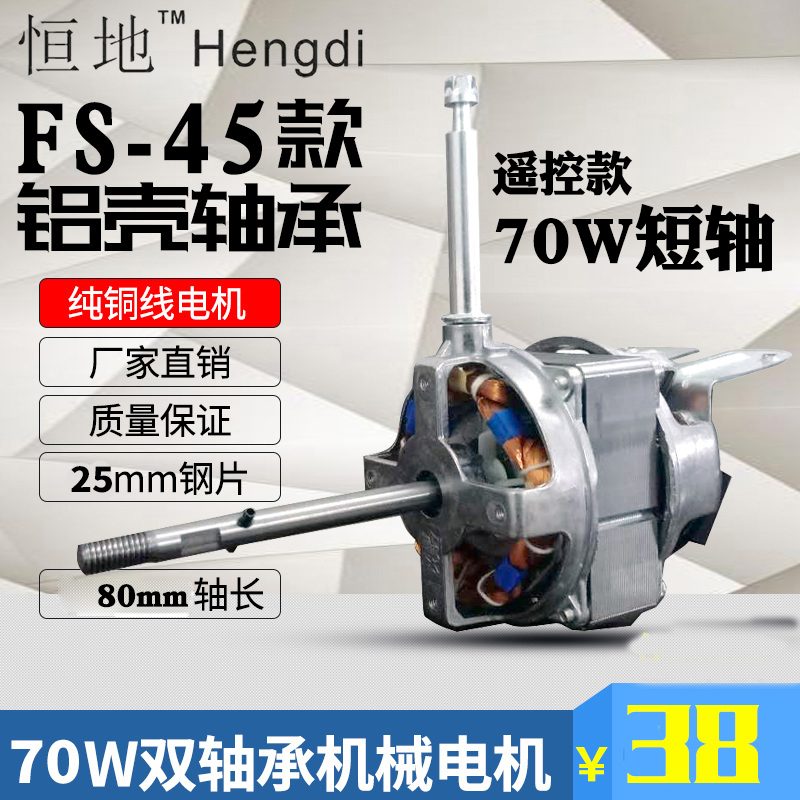 Z7短轴 FS5电风扇电机线落地扇马达V70W大功率