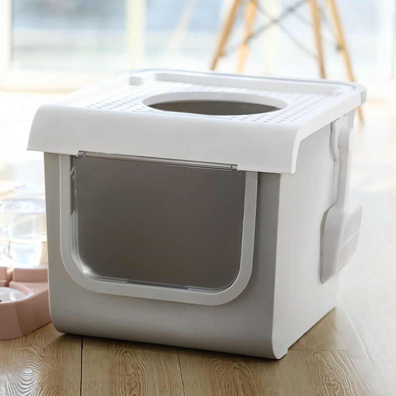 猫砂盆超大号防外溅防带砂特大上入全封闭式厕所顶入顶出猫咪用品