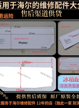 适用海尔冰箱配件蒸发器门BC-130A-93LTMPA-117FC110冷冻遮挡盖板