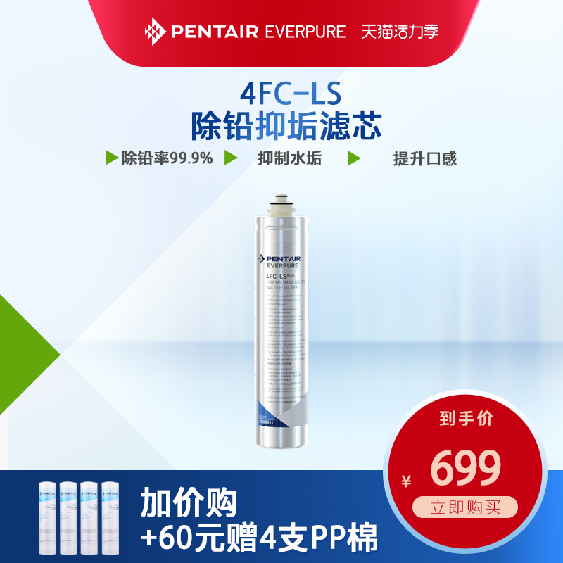 爱惠浦净水器活性炭主滤芯r除铅净水机耗材自来水过滤器配件4FC-L